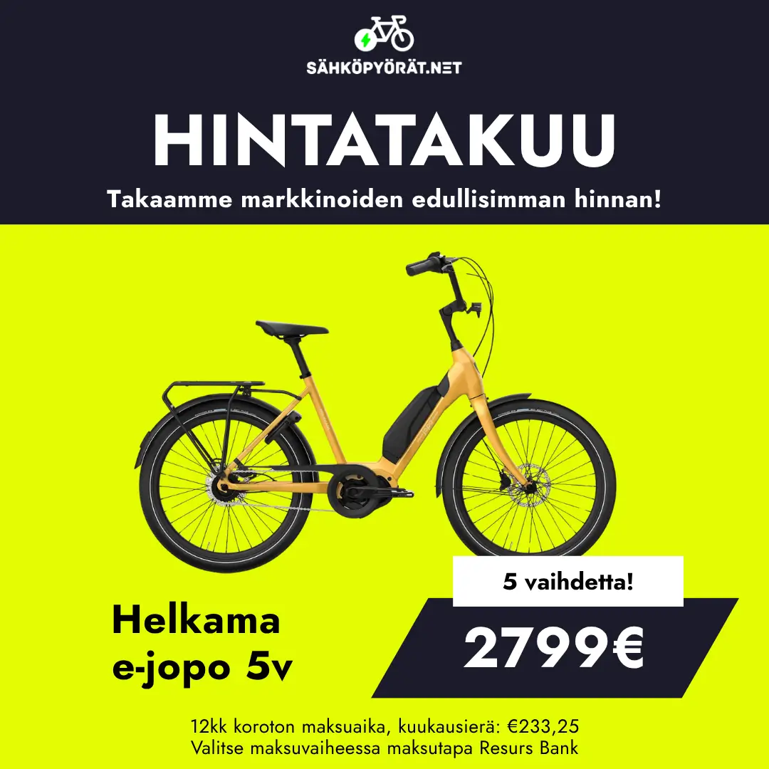 Helkama e-jopo 5v 24″ sähköpyörä